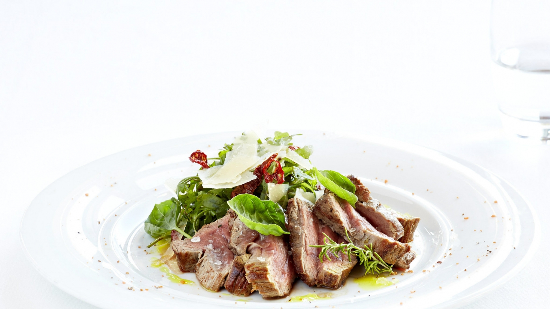 Tagliata dish at LOnda Restaurant Italian Cuisine Sheraton Rhodes Resort gourmet experience